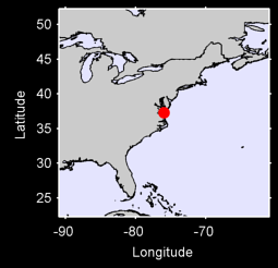 CAPE CHARLES 5 ENE Local Context Map