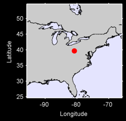 NEW MARTINSVILLE 4 NNE Local Context Map