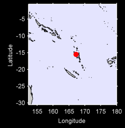 ESPIRITU SANTO NEW HEBRIDES Local Context Map