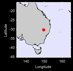 NARRABRI WEST POST OFFICE Local Context Map