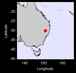 BUNDARRA POST OFFICE Local Context Map