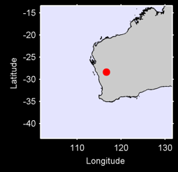 YALGOO (YALGOO POST OFFICE) Local Context Map