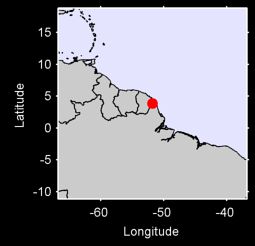 CLEVELANDIA BRAZIL/OYAPOCK AP Local Context Map