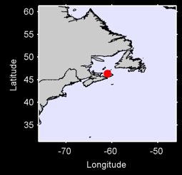 NORTHEAST MARGAREE,NS Local Context Map