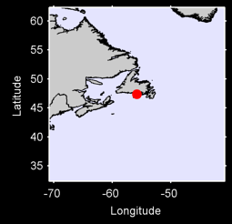 SAGONA ISLAND, NFLD Local Context Map