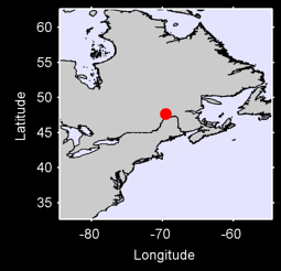 BARRAGE LAC MORIN,QU Local Context Map