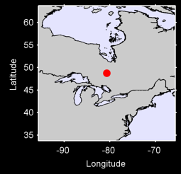 IROQUOIS FALLS,ON Local Context Map