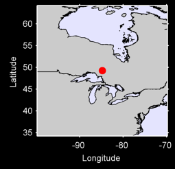 HORNEPAYNE,ON Local Context Map