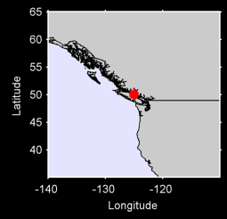 CORTES ISLAND,BC Local Context Map